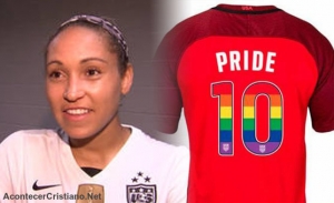23.07.2017 - Etats-Unis : Une footballeuse chrétienne refuse de jouer en maillot promouvant la « fierté LGBT »