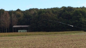 19.10.2014 - France : Insolite. D'étranges filaments dans le ciel angevin