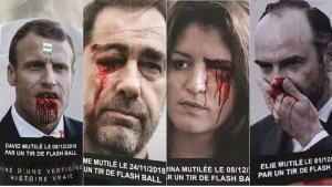 Une campagne d'affichage choc en France en l'honneur des Gilets jaunes mutilés