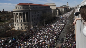 25.03.2018 - Manifestations de masse aux Etats-Unis contre le port d'armes