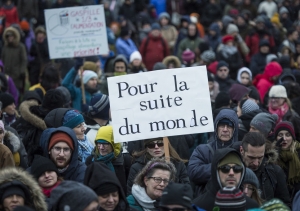 11.11.2018 - Des milliers de personnes marchent pour l’environnement à Montréal
