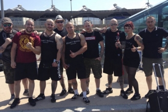 13.06.2015 - Un groupe skinhead québécois cause une commotion en France