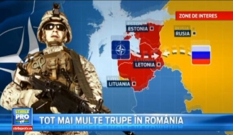 04.04.2015 - Roumanie : les blindés de l'US Army paradent en plein Bucarest sur fond de militarisme et de russophobie