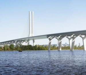 10.07.2016 - La construction du nouveau pont Champlain coûtera 301 M $ de moins sans péage