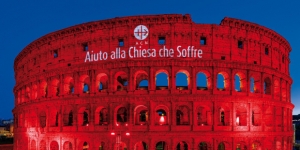 25.02.2018 - Le Colisée de Rome change de couleur