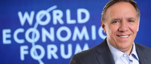 Quand François Legault se fait le porte-parole du Forum économique mondial