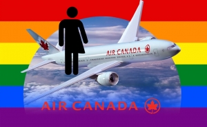 Air Canada se plie au LGBtisme