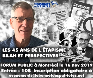 Forum public - Les 45 ans d'un étapisme : bilan et perspectives