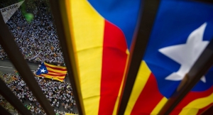 10.10.2017 - En Catalogne, le parlement se prépare à annoncer l'indépendance de la région