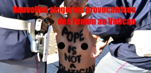 15.11.2014 - Vatican : encore une provocation des Femen place Saint-Pierre