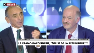 Un état dans l´Etat : débat entre Eric Zemmour et un ex-Grand Maître de la franc-maçonnerie française