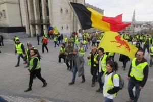 Belgique – Gilets jaunes et œil bleu !