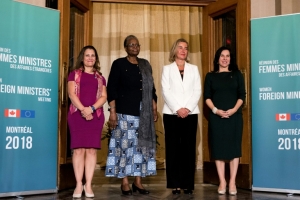 22.09.2018 - Féminisme au Canada: le communautarisme en politique et la première réunion de femmes ministres des Affaires étrangères