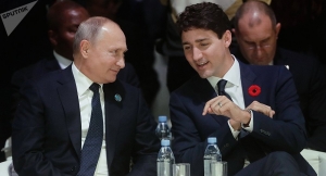 12.11.2018 - Trudeau aurait salué devant Poutine le rôle du peuple russe dans les Guerres mondiales