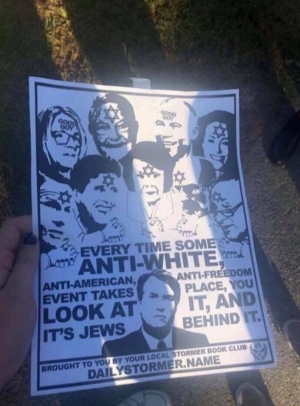 12.10.2018 - USA – Sur les campus universitaires, des tracts accusent des Juifs d’avoir fomenté la campagne contre le juge Kavanaugh