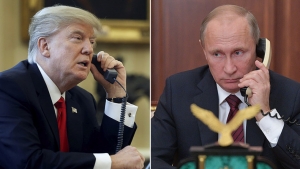 22.11.2017 - Au téléphone avec Trump, Poutine rappelle son attachement à la souveraineté de la Syrie