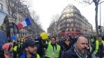 22.12.2018 - Acte 6 des Gilets jaunes : des centaines de personnes manifestent dans le calme à Paris