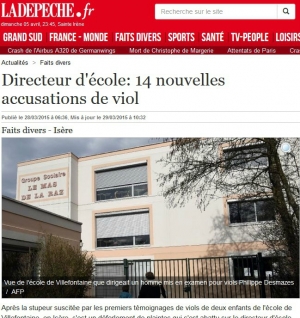 14.04.2015 - France : protection des pédophiles 
