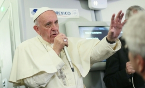 21.04.2016 - Eclair de lucidité chez le pape François ?