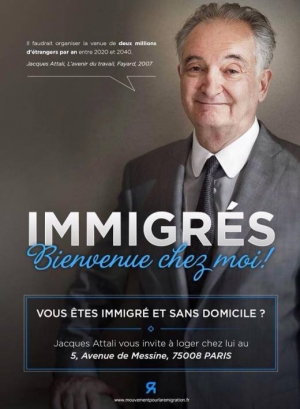 28.06.2018 - Jacques Attali demande à l’Europe d’accueillir des millions d’immigrés !