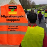 03.12.2018 - En Allemagne, les Gilets Jaunes manifestent contre le pacte mondial des migrations de l’ONU