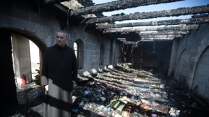 13.07.2015 - Incendie d'une église en Israël: des suspects juifs arrêtés