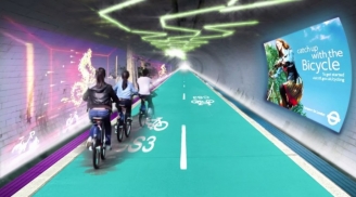 11.04.2015 - Ils pensent une piste cyclable souterraine génératrice d’énergie !