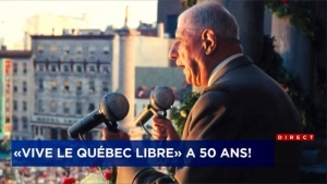 24 juillet 1967, le Général de Gaulle remonte la Chemin du Roy et prononce « Vive le Québec libre ! »