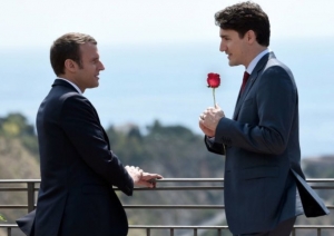 27.05.2017 - «Embrasse-le»: la première rencontre Macron-Trudeau fait fantasmer la Toile