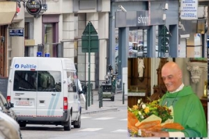 01.08.2016 - Belgique : Jos Vanderlee, prêtre de 65 ans, blessé au couteau par un demandeur d'asile