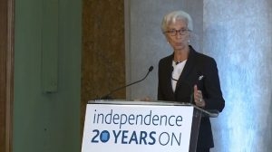 08.10.2017 - L’avenir des monnaies nationales menacé: la déclaration fracassante de Christine Lagarde