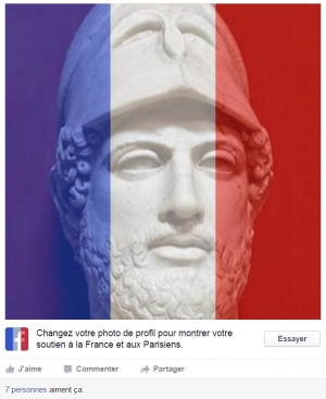 26.11.2015 - « Changez votre photo de profil » : Facebook et le bleu-blanc-rouge en un clic (après le drapeau arc-en-ciel, rappel)
