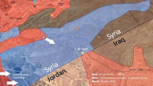 12.07.2017 - Daech attaqué dans le triangle frontalier Syrie/Irak/Jordanie
