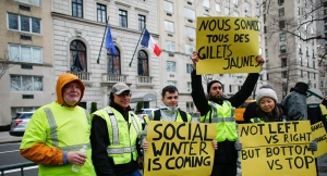 23.12.2018 - La voix des Gilets jaunes trouve un écho à New York