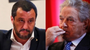 11.07.2018 - Salvini : Soros veut faire de l'Italie «un grand camp pour les réfugiés car il aime les esclaves»