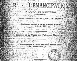 Un complot maçonnique à Montréal en 1910?