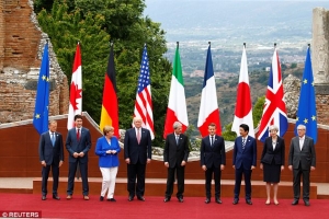 28.05.2017 - Le G7 en Sicile réaffirme le droit des pays à fermer leurs frontières