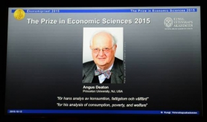 14.10.2015 - Angus Deaton prix Nobel d'économie pour ses recherches sur la pauvreté