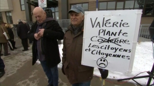 22.01.2018 - Ouest de l’île de Montréal : manifestation contre le budget Plante