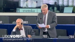 13.09.2018 - Le Parlement Européen refuse la minute de silence pour “toutes les victimes de la terreur multiculturelle” proposée par l’eurodéputé Udo Voigt