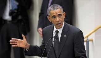 28.09.2014 - Par le mensonge et la manipulation, Obama a exhorté le monde à s'unir contre la Russie