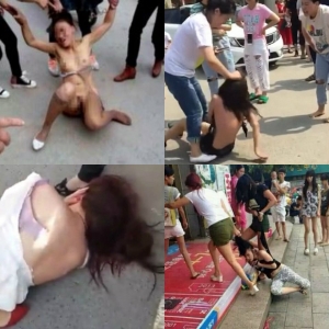 03.07.2016 - En Chine, des «maîtresses» châtiées en pleine rue 