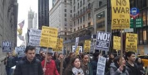 16.04.2018 - Manifestation à New York contre l’agression contre la Syrie