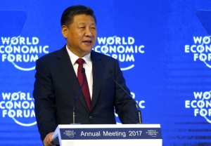 24.01.2017 - A Davos, le president chinois Xi Jinping met en garde contre une guerre commerciale